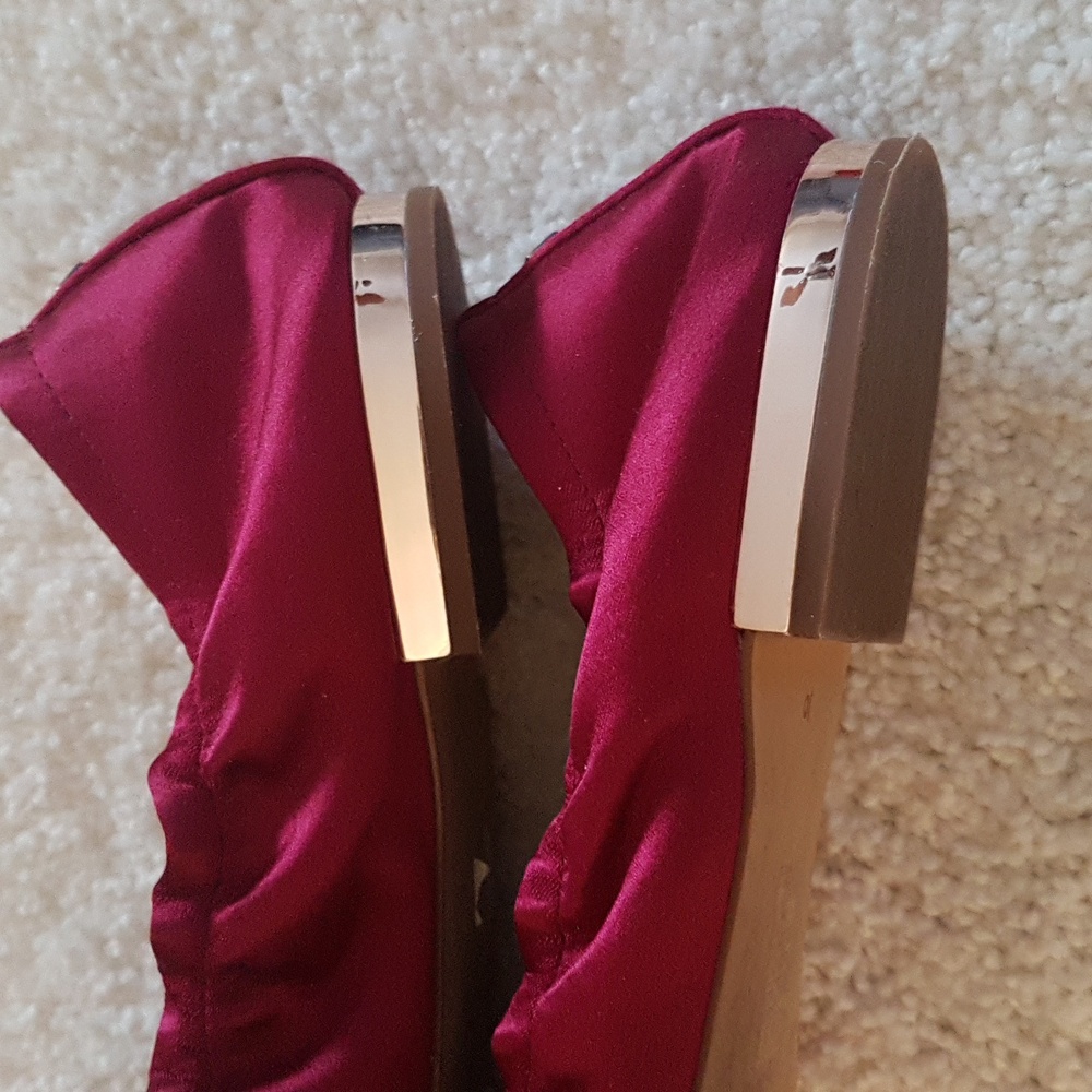 Sam Edelman Women's Burgundy Ballet Flats - Picture 7 of 7